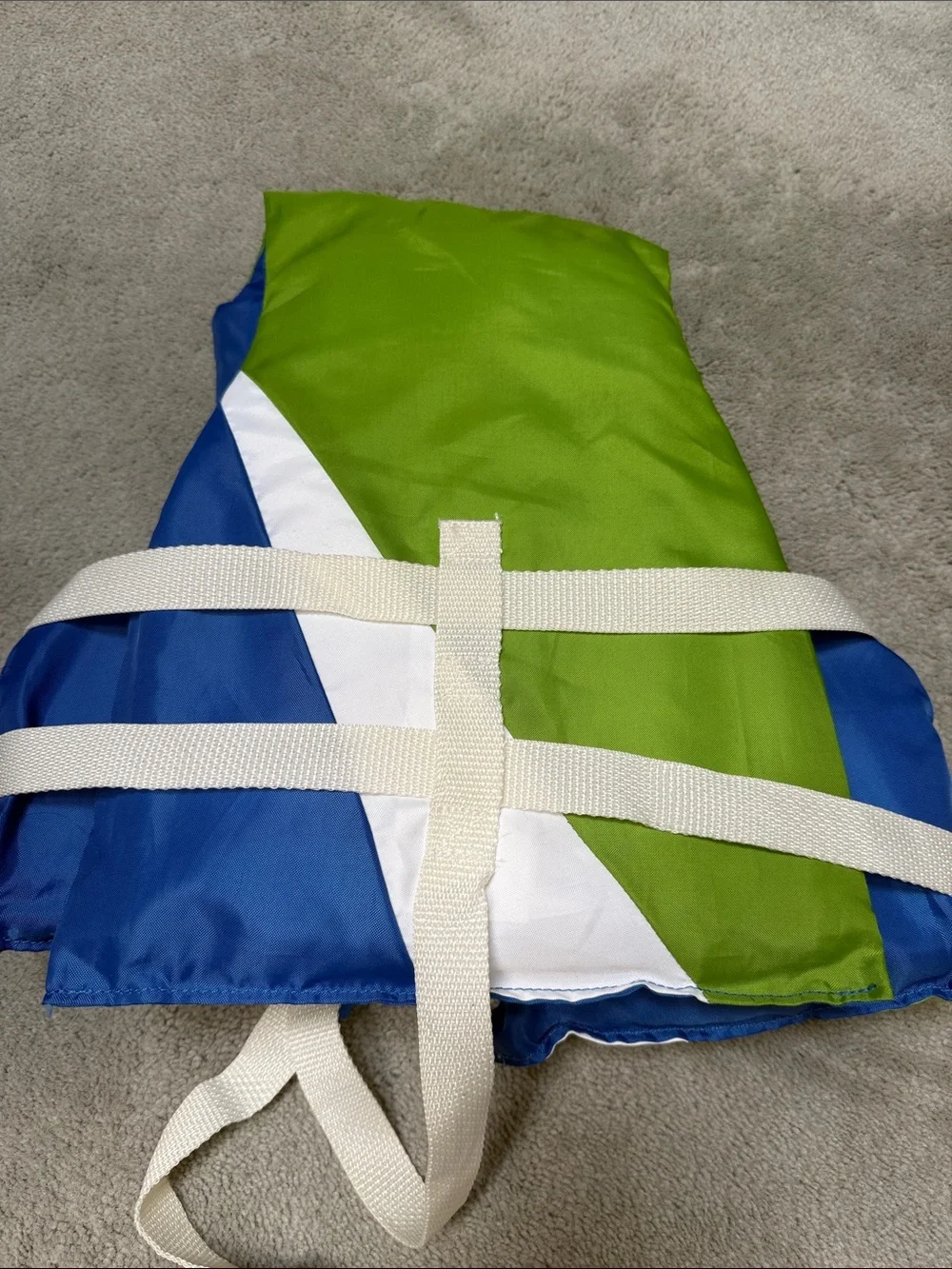 Child Life Jacket - Green Blue White